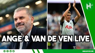 LIVE  Ange Postecoglou and Micky van de Ven preAZ [upl. by Tica]