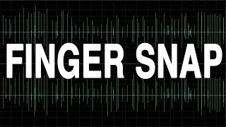 Finger snap sound effect [upl. by Notsa]