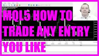 MQL5 Tutorial  Trade any entry you like with a framework [upl. by Ydollem]