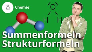 Summenformeln und Strukturformeln Wann verwendest du welche – Chemie  Duden Learnattack [upl. by Bunting]