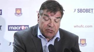 Sam Allardyces first press conference as new West Ham boss [upl. by Phio991]