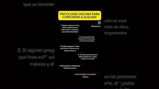 CONFUNDE A ALGUIEN psicologia oscura psicolgiaoscura psicotips psicoterapia shorts [upl. by Mumford32]