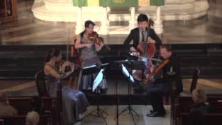 Attacca Quartet plays Haydn Op 77 no 1  Third Movement [upl. by Ennaitsirk142]