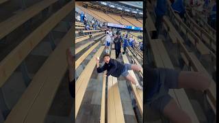 Trickshots at DodgerYankee Stadium ⚾️ sports baseball trickshot worldseries yankeesvsdodgers [upl. by Nali235]