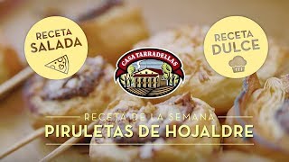 Piruletas de Hojaldre  Recetas Casa Tarradellas [upl. by Dambro302]