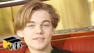 Leonardo DiCaprio in Paris 1995 🇫🇷 You Had To Be There  MTV News [upl. by Aiki]