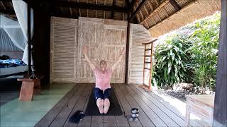 Yoga for gratitude Bali morning flow [upl. by Ulysses885]