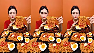 ASMR People Eating Spicy Noodles 🥵🌶️ Noodles MUKBANG SHOW  KBL FOOD [upl. by Anazraf900]