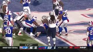 The closest the NFL has come to a 1 point safety  Patriots  Bills 2018 [upl. by Procter759]