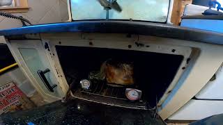 Turkey for Thanksgiving in a wood cook stove [upl. by Enimsaj]