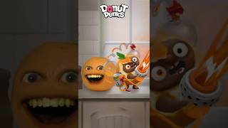 Part 1 OrangePops Annoying Adventures 🍊 donutpunks mobilegame annoyingorange memes zombie [upl. by Barvick306]