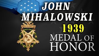 John Mihalowski  1939 US Navy Peacetime Medal of Honor Hero [upl. by Nilyak]