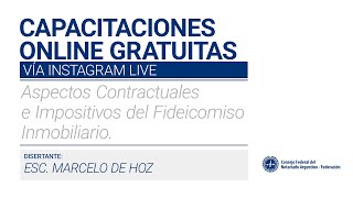 Aspectos Contractuales e Impositivos del Fideicomiso Inmobiliario [upl. by Kenelm916]