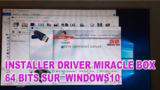 driver miracle box 64 bits comment linstaller sur windows 10Tutos complet [upl. by Enelaehs]