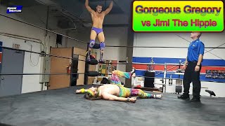 Gorgeous Gregory vs Jimi The Hippie Free Wrestling Match [upl. by Roselani232]