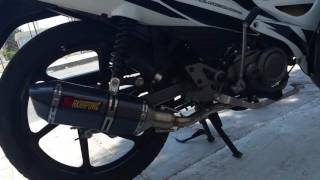 Modenas kriss efi 125 akrapovic exuast system install [upl. by Apeed]