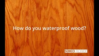 How do you waterproof wood [upl. by Veejar]