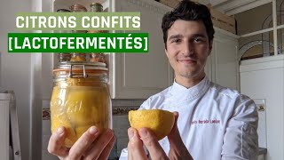 Comment faire des citrons lactofermentés CONFITS [upl. by Calie939]