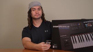 Unboxing  KOMPLETE KONTROL S49  S61 – Limited Edition BLACK KEYS [upl. by Naicul]