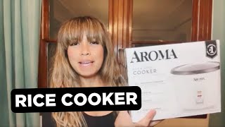 Aroma Rice Cooker Review MultiCooker for Easy Meals [upl. by Don]