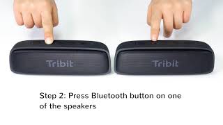 How to connect two TRIBIT XSound Surf speakers [upl. by Yerffeg]