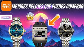 ⌚️🌟¡Top 3 mejores relojes de TEMU que puedes comprar en 2024✅😱 [upl. by Bottali106]