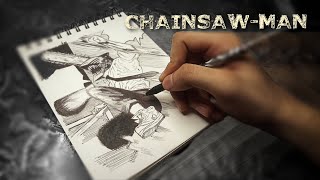 EXP 1  DRAWING CHAINSAWMAN [upl. by Fiora333]