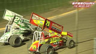 North Island Sprintcar Champs Final 30 Lapper Race 2020 2021 Palmerston North [upl. by Ariam]