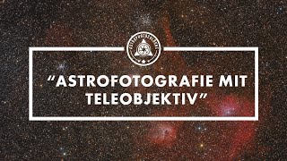 DeepSky Astrofotografie mit einer DSLRDSLM Teleobjektiv und der Nachführung SkyGuiderProVLOG [upl. by Otrebla]