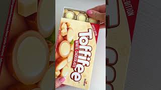 White Toffifee chocolate candies unboxing 🍫🍫🍫 asmr candy asmrsweets satisfying [upl. by Eissert]