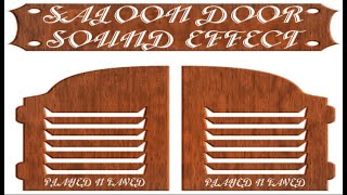 Saloon Door Sound Effect  Old Western Saloon Swinging Door Sounds  Wild West Swing Door  Free [upl. by Feinberg]