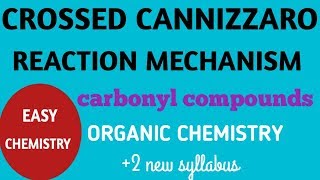 crossed cannizzaro reaction mechanismcarbonyl compoundsorganic chemistryகுறுக்கு கான்னிசாரோ வினை [upl. by Kleper]