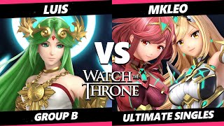 WTT 2023  Luis Palutena Vs MkLeo Pyra Mythra Smash Ultimate  SSBU [upl. by Gypsy]