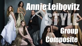 Annie Leibovitz amp Vanity Fair Style  Group Lighting  Photoshop Composite Tutorial [upl. by Schulman]