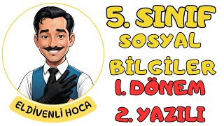 5Sınıf Sosyal Bilgiler 1Dönem 2Yazılı Soruları  Eldivenli Hoca [upl. by Nancey329]