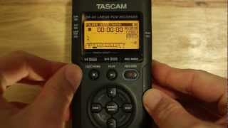 Tascam DR40 firmware update guide  DSLR FILM NOOB [upl. by Allerbag]