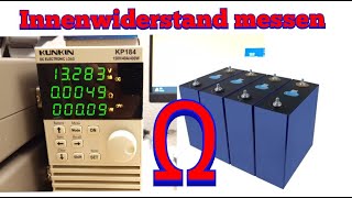 LiFePO4 Innenwiderstand mit KP184 bestimmen [upl. by Hatch]