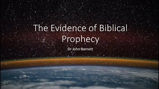 THE EVIDENCEBIBLICAL PROPHECY IS ABSOLUTELY TRUSTWORTHY BYT07 [upl. by Nauwtna]