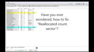 How to fix Reallocated count sector [upl. by Notle]