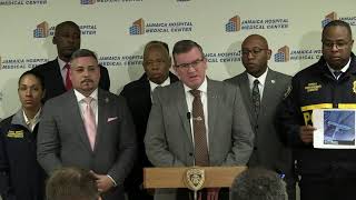 WATCH NYC Mayor NYPD PC amp NYPD executives provide an update on an ongoing investigation in Queens [upl. by Harriett65]