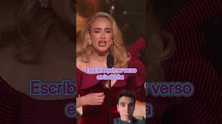 Badbunny descubre indirecta de Adele 😰 adele badbunny grammys reaccion acapella [upl. by Iredale]