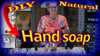 The Most Amazing DIY Natural Hand Soap Recipe Organic [upl. by Kciredes]