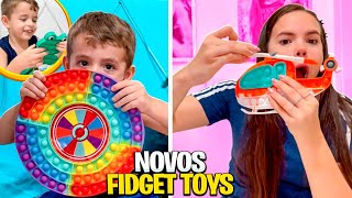 NOVOS FIDGET TOYS  testando e avaliando as NOVIDADES Daniel aprontou [upl. by Kiyohara]