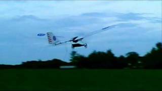 Megatech Merlin RC airplane filmed w Spy Sunglasses [upl. by Halak123]