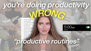 how to REALLY be productive exit your lazy girl era for good and forever [upl. by Descombes125]