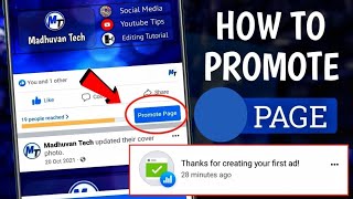 Facebook Promotion  how to promote facebook page  Facebook Page Promote kaise kare [upl. by Einnus]