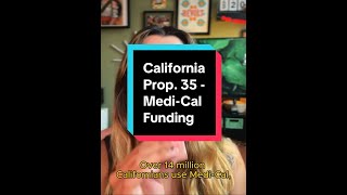 What is California Prop 35  MediCal Funding [upl. by Inalial568]