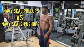 NAVY SEALS PULLUPS VS NAVY SEALS PUSHUPS  IN FLEX GYM CHERSONISSOS [upl. by Torrance]