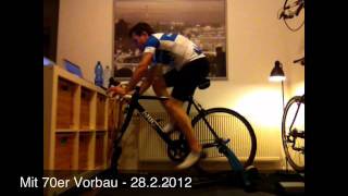 Tacx Fortius noise level [upl. by Gifferd]