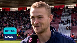 This one is for her ❤️ Matthijs de Ligt dedicates first Manchester United goal to his wife [upl. by Amelina]